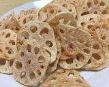 大・好評！簡単で恥ずかしいワ蓮根チップス作り方5写真