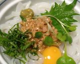 簡単♪ヤリイカ納豆丼作り方5写真