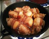 新玉の豚肉巻き トロトロあんかけ作り方6写真