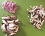 たっぷりきのこで食べる野菜サラダ。作り方1写真