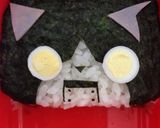 キャラ弁✴︎ロボニャン 海苔弁作り方6写真