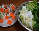 やわらか若鶏から揚げで中華風鍋作り方2写真