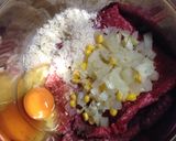 ハンバーグのタネで〜エッグミートローフ作り方3写真