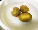 グリーンスムージーの皮付キウイの処理方法作り方1写真
