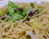 春キャベツとアンチョビのスパゲティ作り方8写真