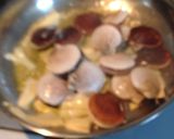 帆立の稚貝と筍で ガリバタ醤油の春パスタ作り方6写真