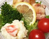 お弁当のジャーサラダ(チキンソテー入り)作り方8写真