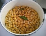 朝食にも簡単　なめこ　絹さやの　お吸い物作り方3写真