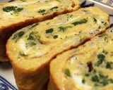 ラディッシュの葉としらすの卵焼き作り方7写真