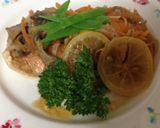 鮭と舞茸と長葱のホイル焼き作り方13写真