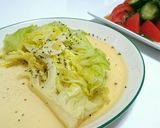 とっても簡単♪キャベツの蒸し焼き作り方6写真