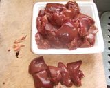 鳥レバーのしぐれ煮作り方1写真