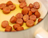 ぽかぽか野菜とソーセージの豆乳スープ作り方3写真