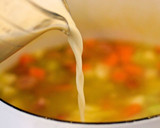 ぽかぽか野菜とソーセージの豆乳スープ作り方7写真