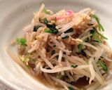 醤油浸し（ラディシュ葉ともやし）作り方3写真
