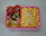 キャラ弁当 そぼろガール作り方3写真