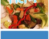 細長い明太オムレツ☆焼肉＊パスタ作り方2写真
