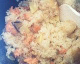 筍と鮭の炊き込みご飯。作り方3写真