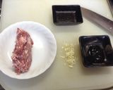 お手軽に、くにまつ風広島汁なし坦々麺作り方1写真