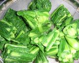 冬菜の味噌炒め作り方1写真