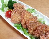 お弁当にも♡ソース不要！一口とんかつ作り方8写真