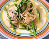 頑固オヤジもおかわり!のらぼう菜炒め作り方4写真