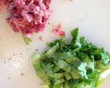 セロリ大量消費！セロリと牛肉の炒飯☆作り方1写真