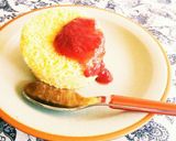 おやつに♡レンジ２分もちふわ蒸しケーキ作り方5写真