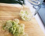 葉玉ねぎの麺つゆ漬け作り方4写真
