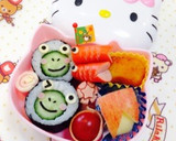 鯉のぼりとかえる弁当…♩作り方2写真