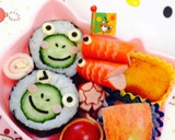 鯉のぼりとかえる弁当…♩作り方3写真