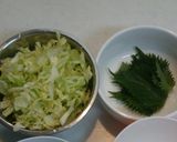 鯛と春キャベツの焼き春巻き作り方2写真