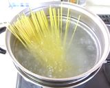 ホタテとミニトマトのジェノベーゼパスタ作り方2写真