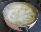 5分で簡単うまい～釜玉うどん讃岐風作り方3写真