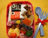 こいのぼり弁当作り方5写真