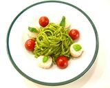 ホタテとミニトマトのジェノベーゼパスタ作り方5写真