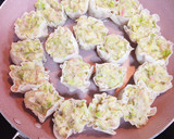たこ焼き器不要☆餃子の皮でたこ焼き風作り方5写真