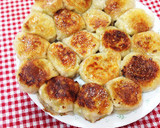 たこ焼き器不要☆餃子の皮でたこ焼き風作り方9写真