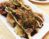 たこ焼き器不要☆餃子の皮でたこ焼き風作り方10写真