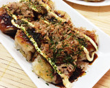たこ焼き器不要☆餃子の皮でたこ焼き風作り方10写真