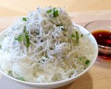 【静岡名物】大盛り釜揚げしらす丼作り方3写真