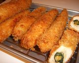 激ウマ！大葉にんにく醤油で鶏ささみ巻揚げ作り方6写真