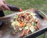 バーベキューで簡単！おいしい！焼きそば♪作り方6写真