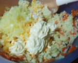 たくあん入りポテトサラダ作り方4写真