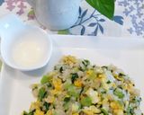 ♪チンゲン菜と卵だけのチャーハン♪作り方10写真