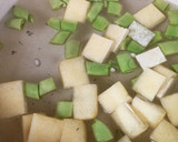 さといもといんげん豆の味噌汁作り方5写真