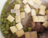 さといもといんげん豆の味噌汁作り方6写真
