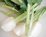 カブ のアンチョビソース炒め作り方1写真