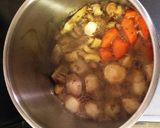 里芋とタケノコの煮物作り方3写真