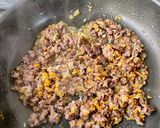 私のミ一トソーススパゲッティ作り方5写真